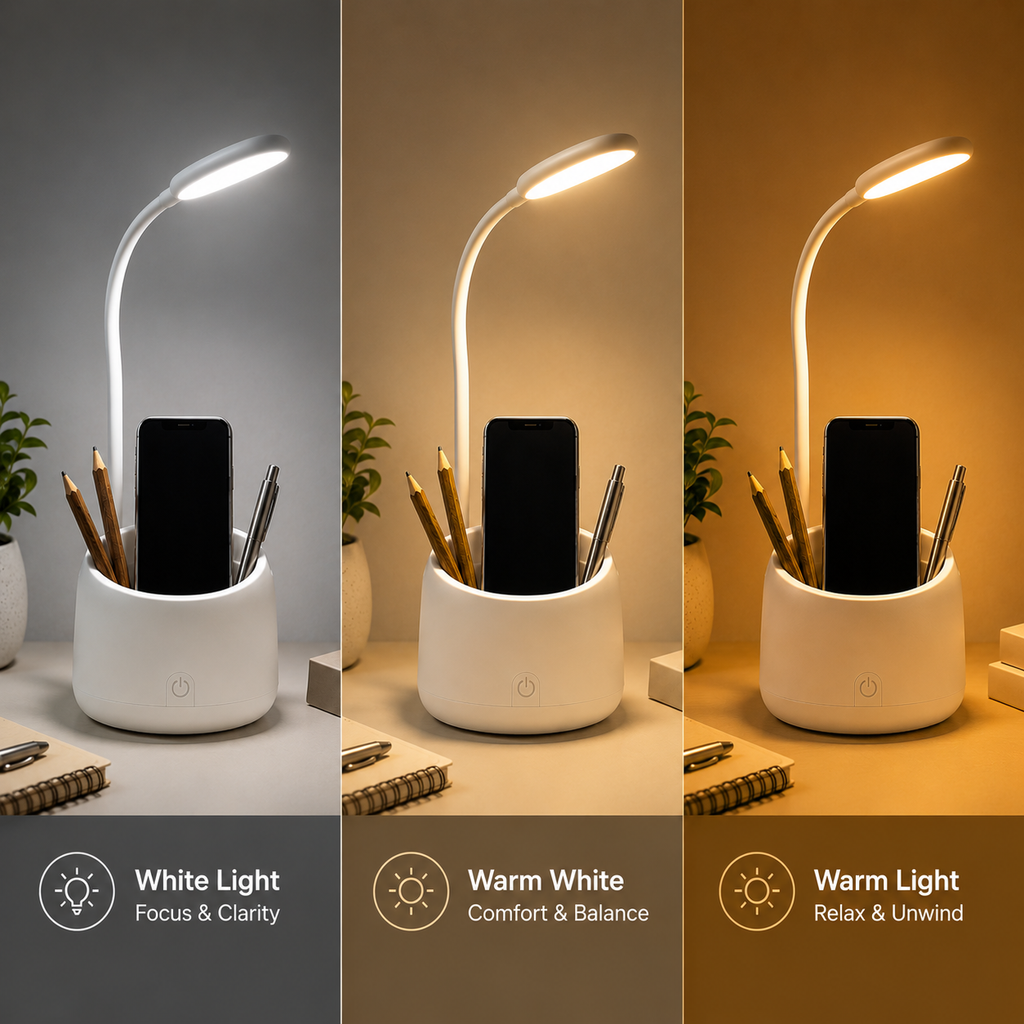 Multi-Functional Rechargeable LED Study Lamp