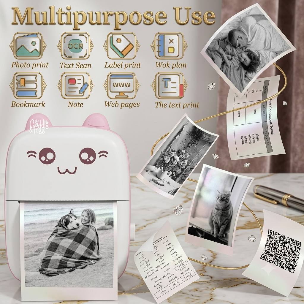 MINI PRINTER: Print wherever you want