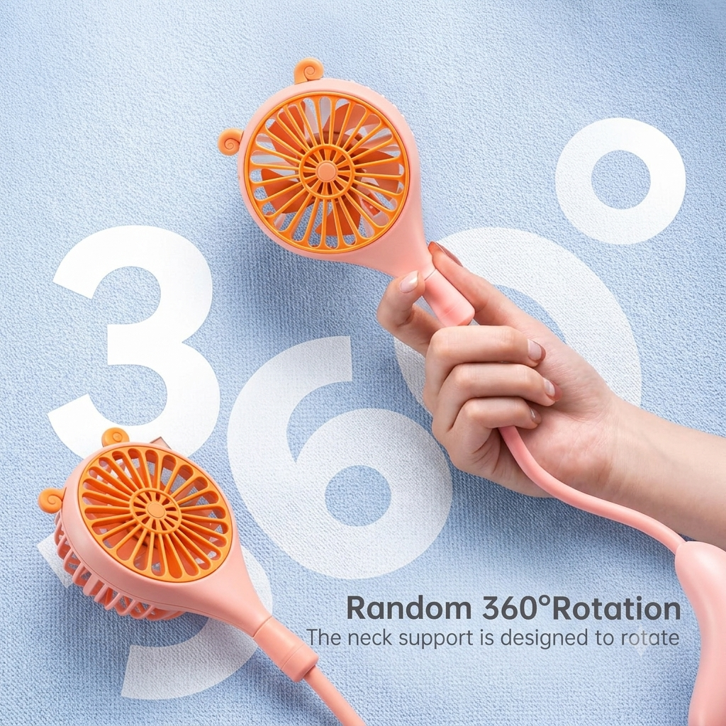 Rechargeable Neck Fan