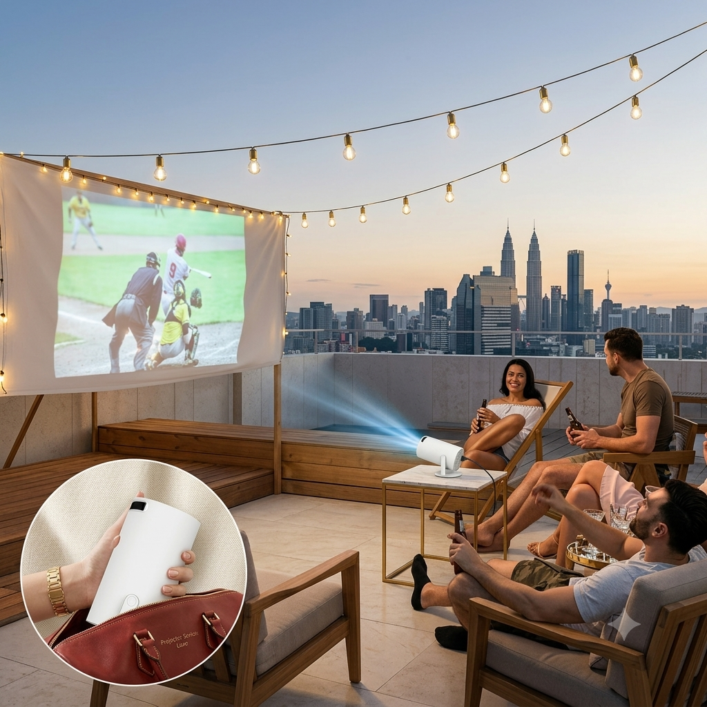 Smart Mini Projector with WIFI & Bluetooth