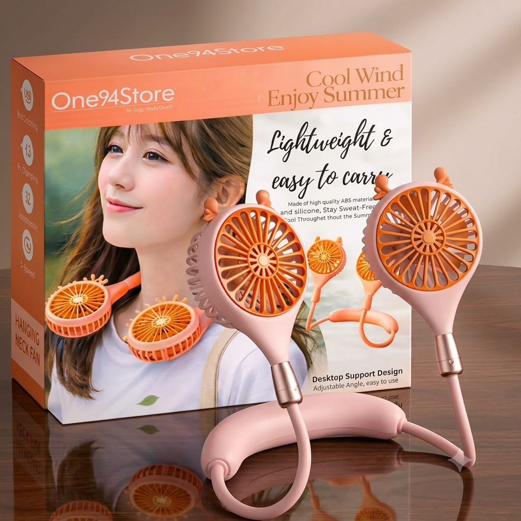 Rechargeable Neck Fan