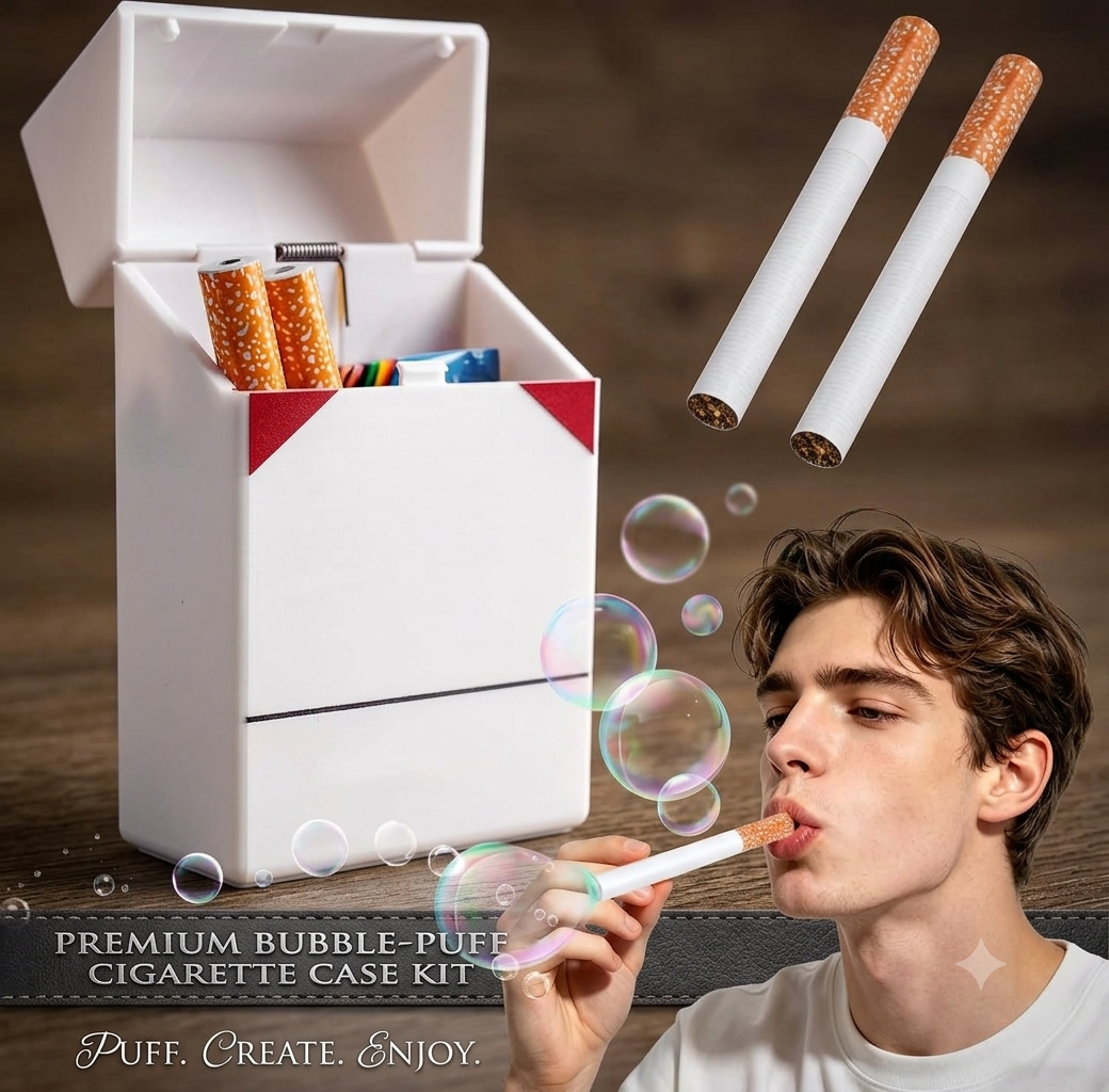 Bubble Cigarette Pack I Realistic Fake Cigarette Bubble Blower