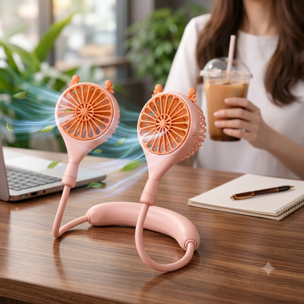 Rechargeable Neck Fan