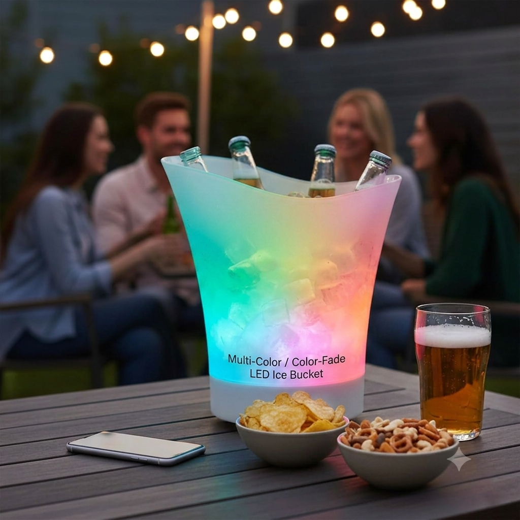 5L LED Ice Bucket with Bluetooth Speaker