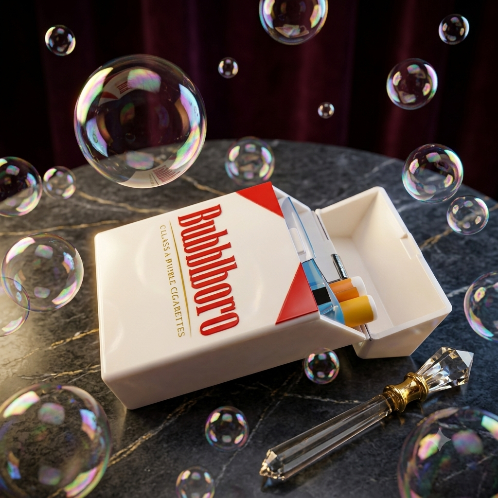Bubble Cigarette Pack I Realistic Fake Cigarette Bubble Blower
