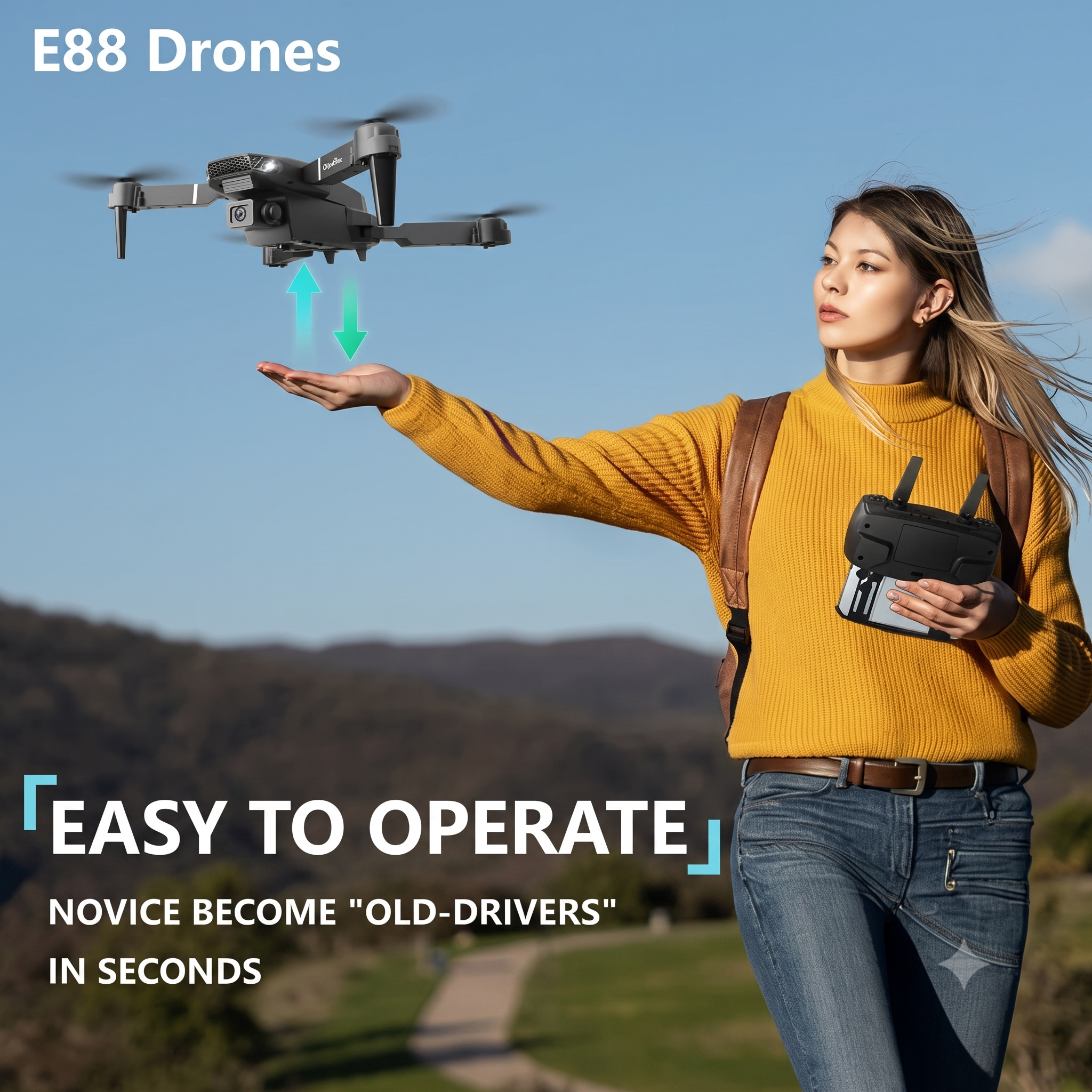 Fold & Fly Mini Camera Drone