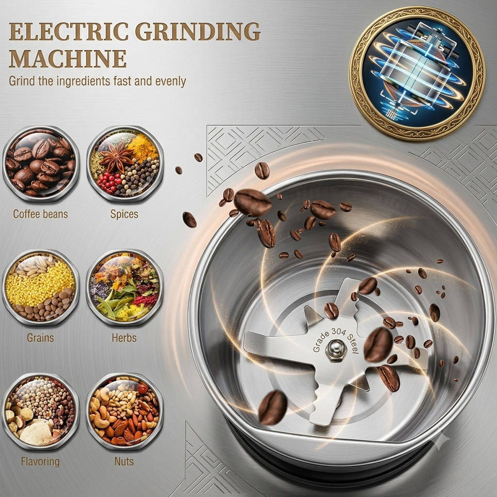 Electric Coffee & Spice Grinder