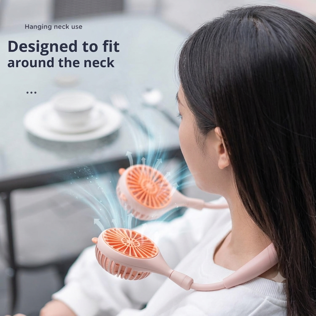 Rechargeable Neck Fan