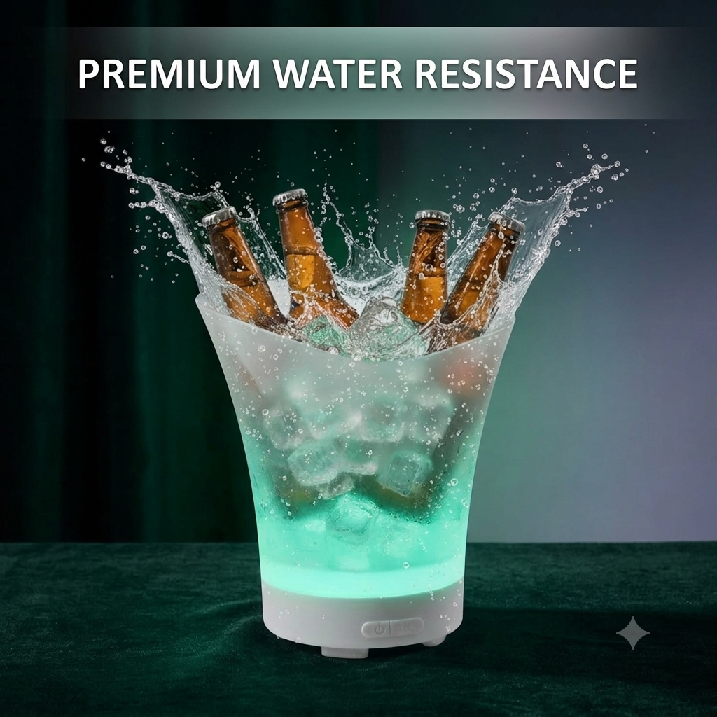 5L LED Ice Bucket with Bluetooth Speaker