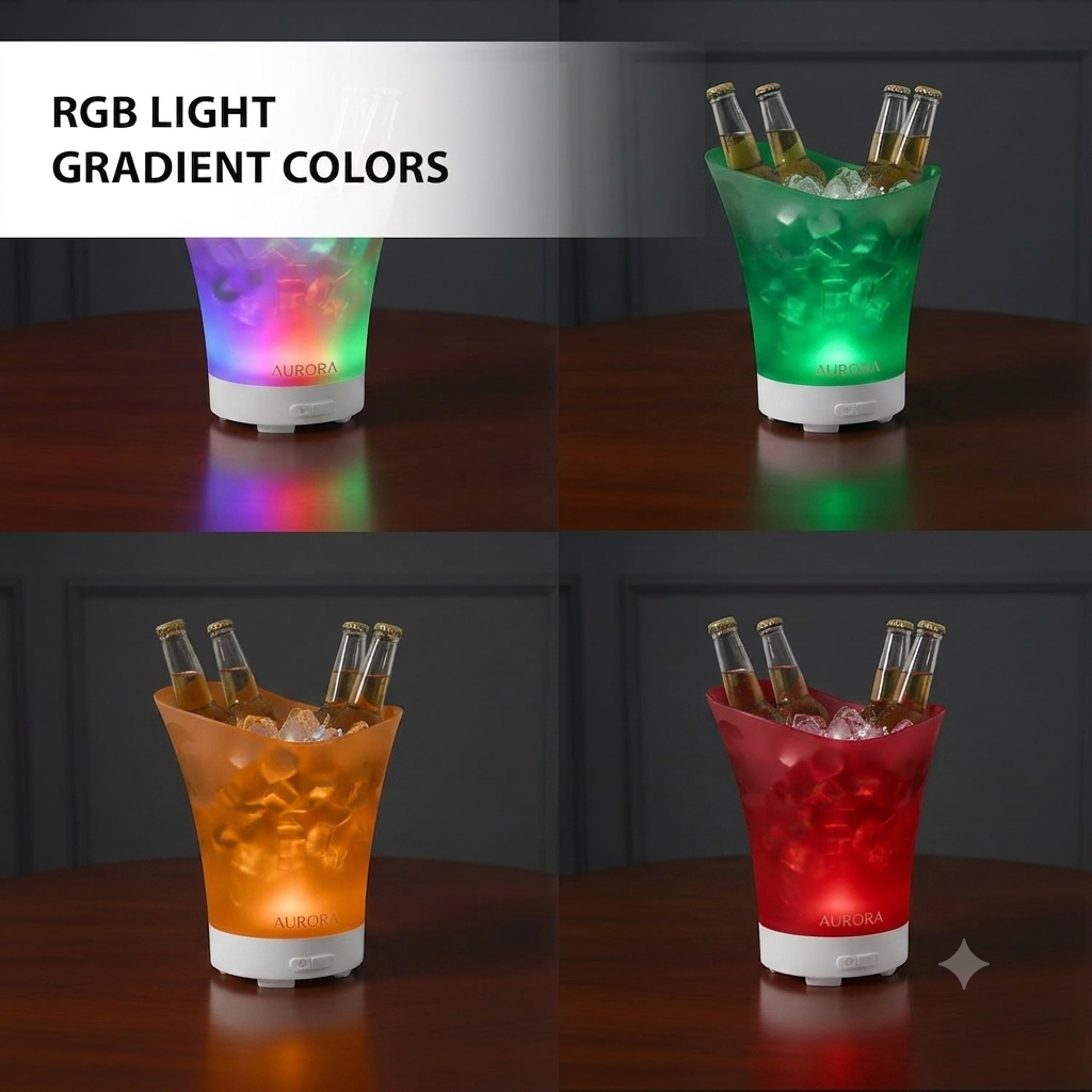 5L LED Ice Bucket with Bluetooth Speaker