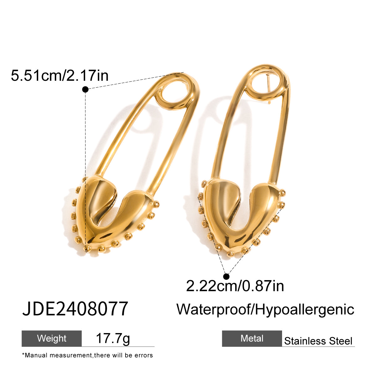 Safety Pin earrings