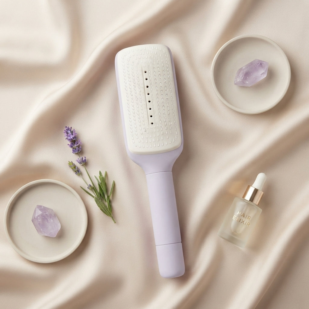 Self-Cleaning Anti-Static Massage Comb
