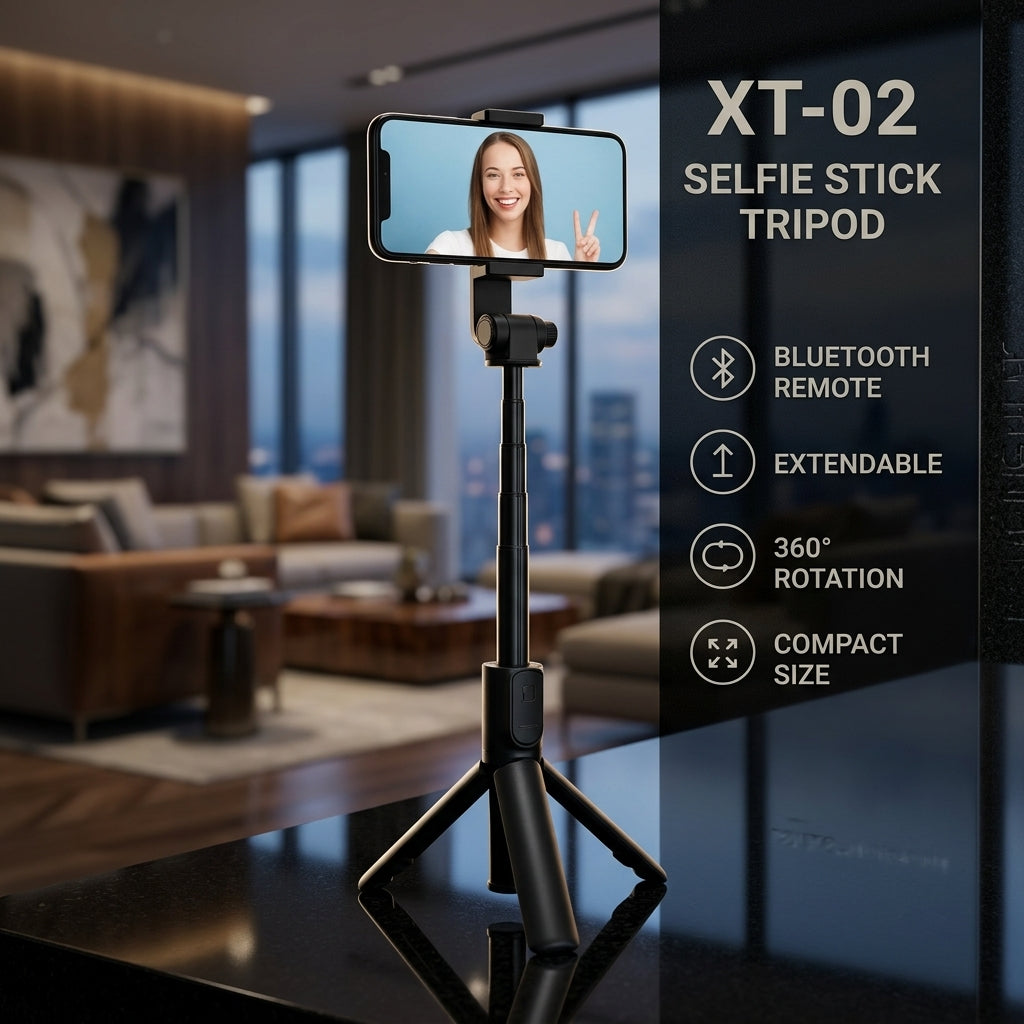 XT-02 Selfie Stick Tripod