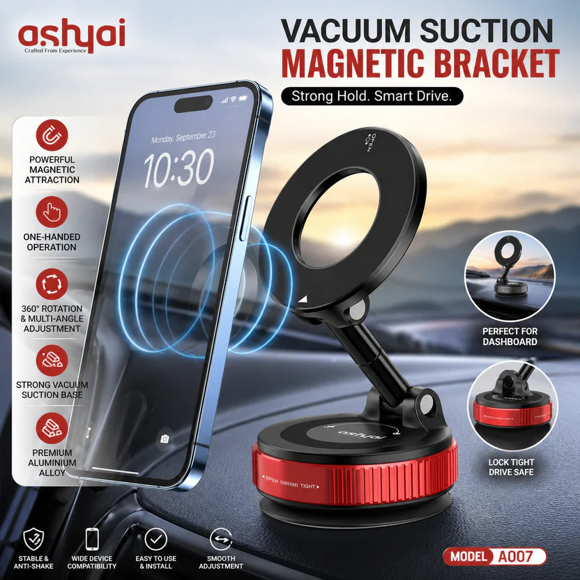 Magnetic Phone Holder – 360° Adjustable